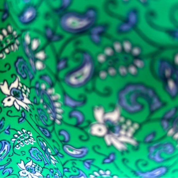 J. Crew Green Floral One Piece Swimsuit - Picture 2 of 7